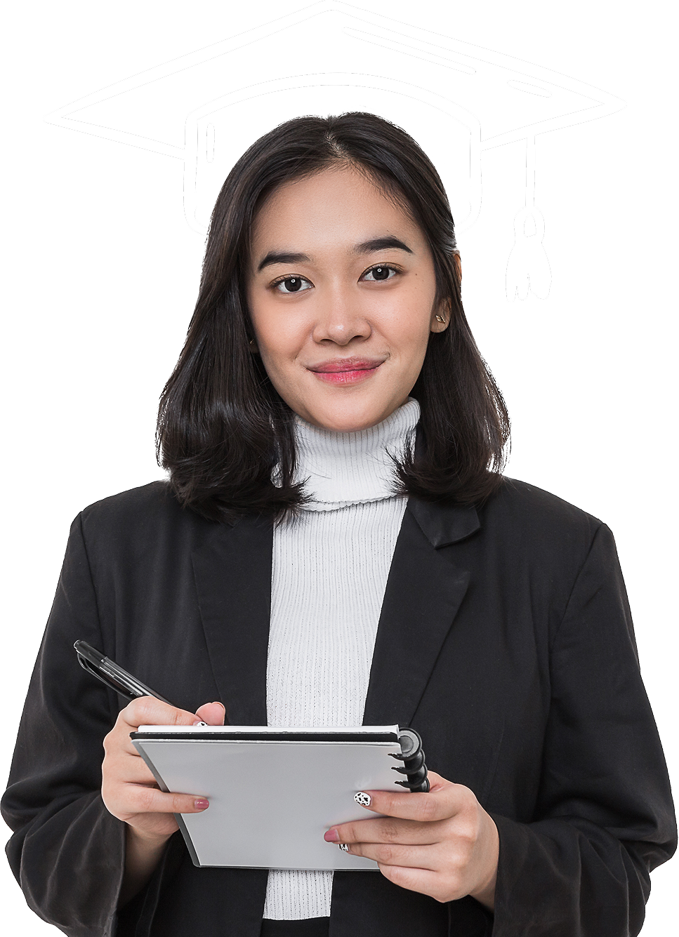 University graduation illustration